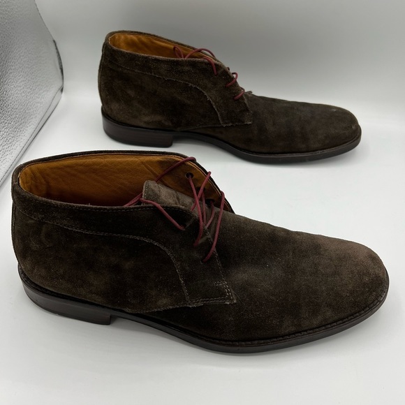 men’s johnston & murphy brown suede chukka boots main image 6